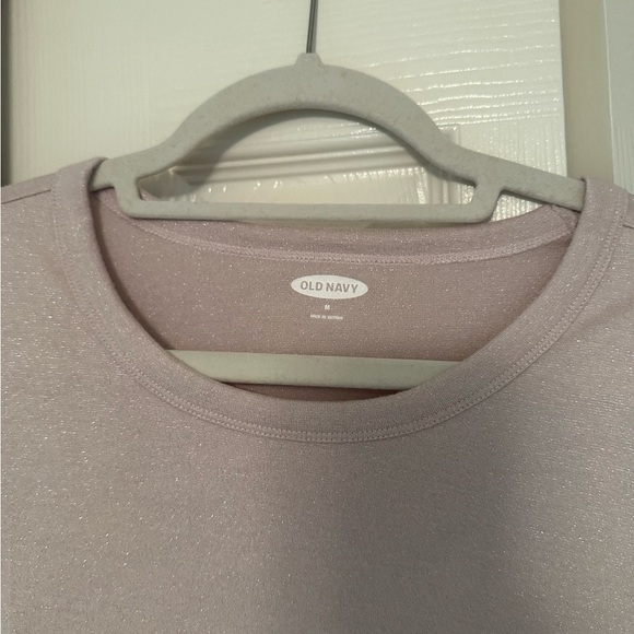 OLD Navy Blush Sparkly Tee - Picture 2 of 10